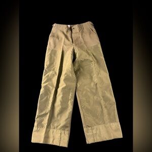 Vintage US Army Wool Trousers Mens 30x25 Green M-1951 Military Trousers 1950s